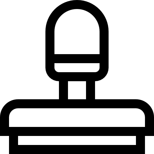 pieczątka Basic Straight Lineal ikona