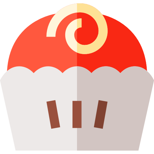 cupcake Basic Straight Flat Icône