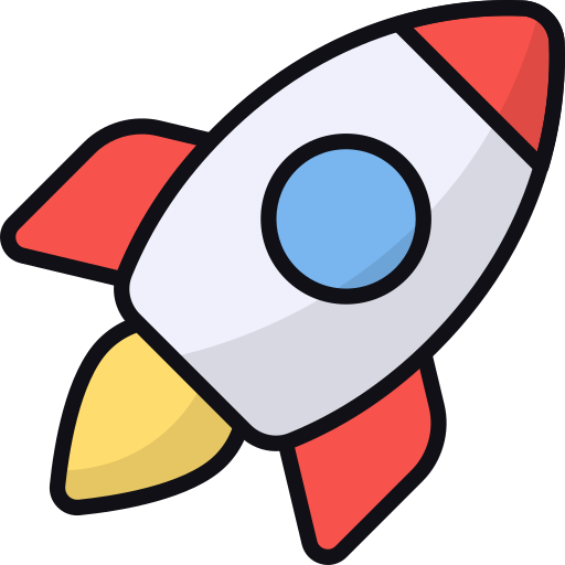 ロケット Generic color lineal-color icon