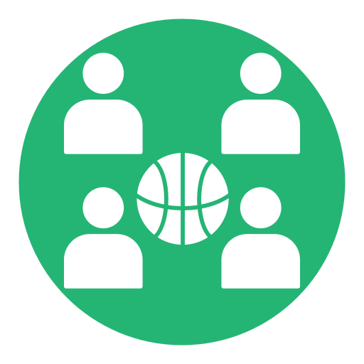 バスケットボール選手 Generic color fill icon