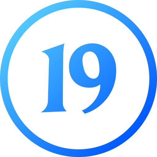 19 Generic gradient fill icona