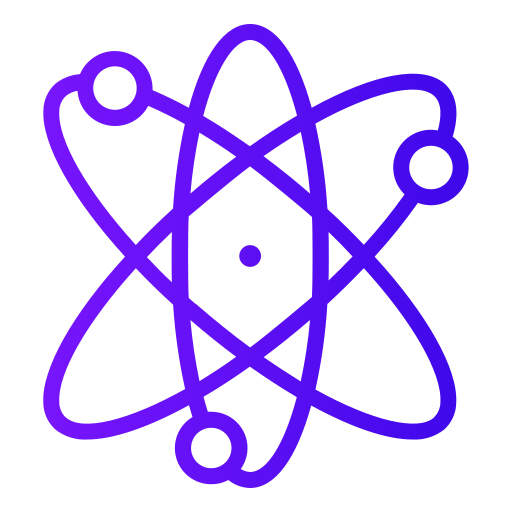 atome Generic gradient outline Icône