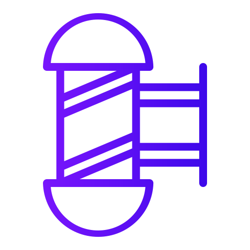 Парикмахерская Generic gradient outline иконка