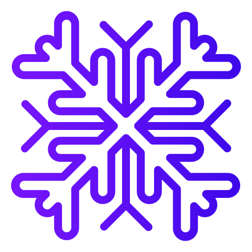 floco de neve Generic gradient outline Ícone