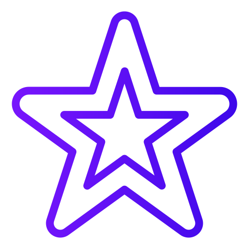 星 Generic gradient outline icon