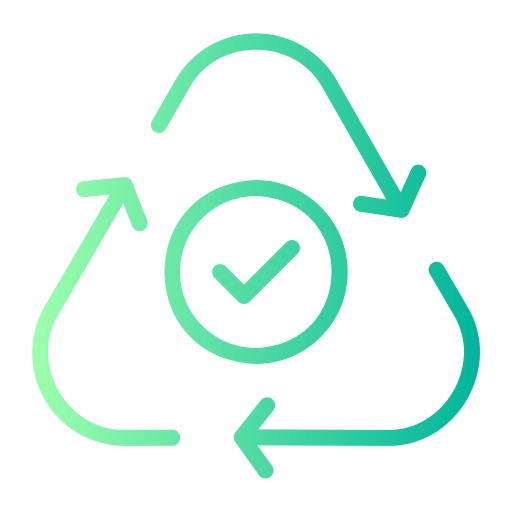 Recycling Generic gradient outline icon