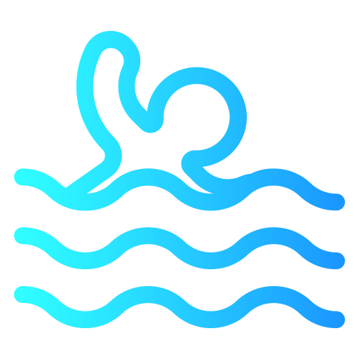 pływanie Generic gradient outline ikona