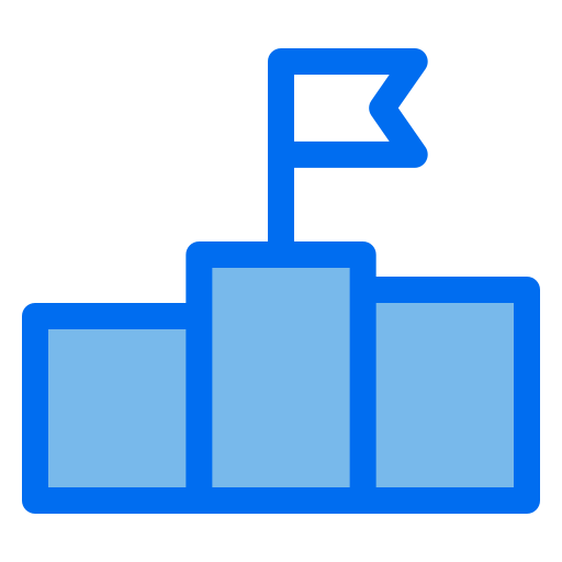 Podium Generic color lineal-color icon