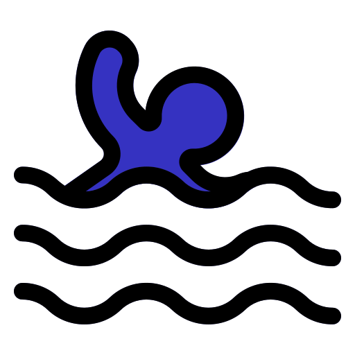 Плавание Generic color lineal-color иконка