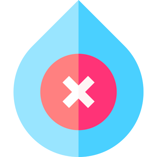 Water shortage Basic Straight Flat icon