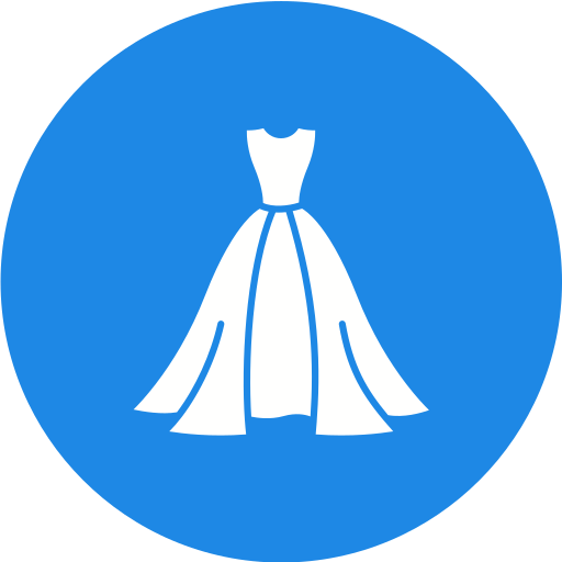 Wedding dress Generic color fill icon