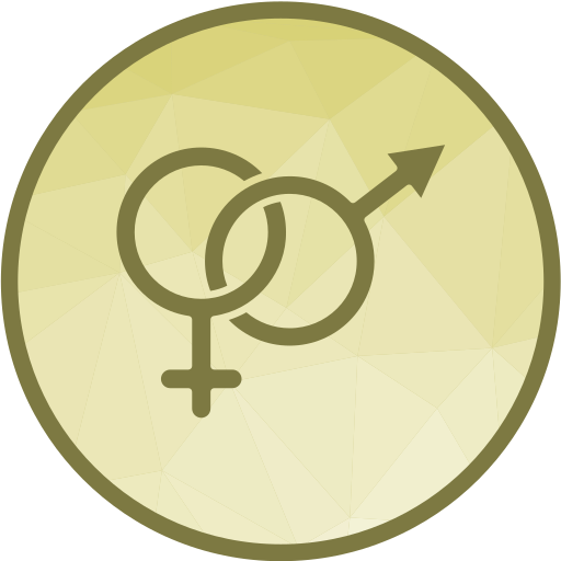 Male and female Generic color fill icon
