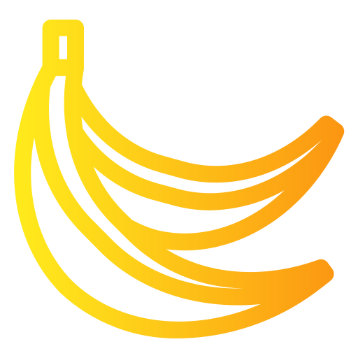 banana Generic gradient outline icono