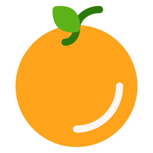 柑橘類 Generic color fill icon