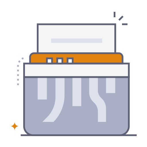Shredder Generic gradient lineal-color icon