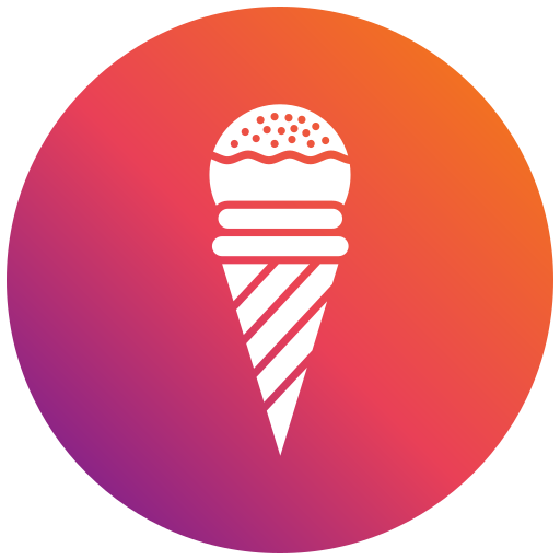 Ice cream Generic gradient fill icon