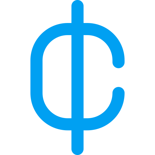 centesimo Generic color outline icona
