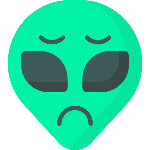 Alien head Special Flat icon
