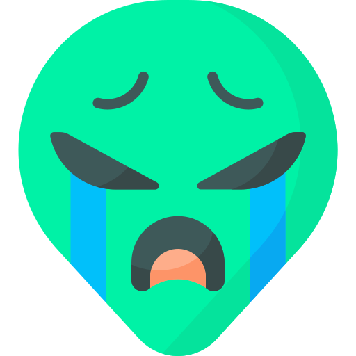 Alien head Special Flat icon