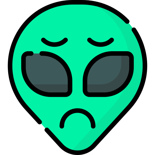 cabeza alienígena Special Lineal color icono
