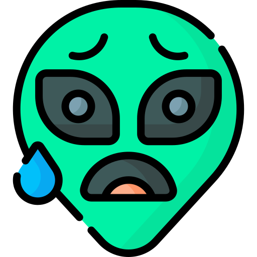 cabeza alienígena Special Lineal color icono