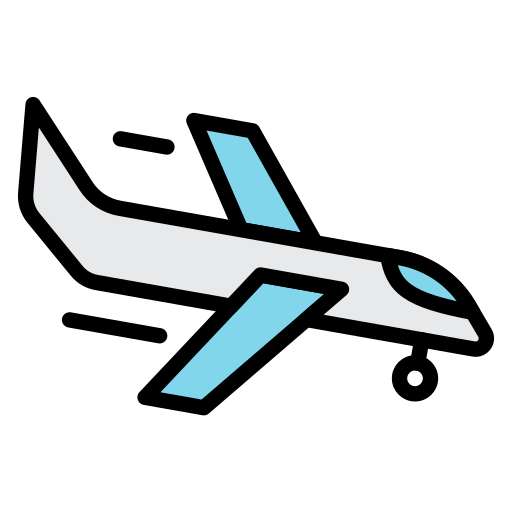 Plane Generic color lineal-color icon