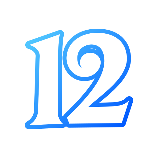 12 Generic gradient outline ikona