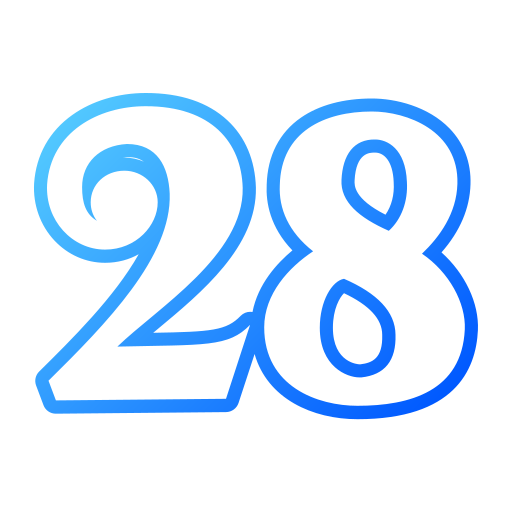 28 Generic gradient outline icon