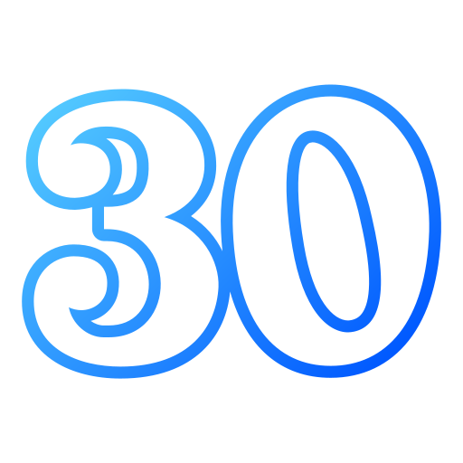 30 Generic gradient outline icon