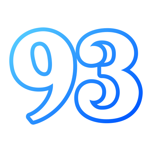 93 Generic gradient outline icon