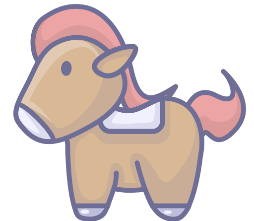 cavalo de desenho animado Generic color lineal-color Ícone
