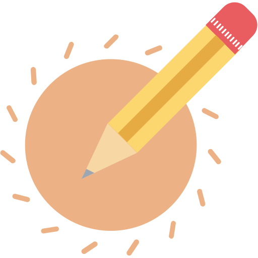 ołówek grafitowy Generic color fill ikona