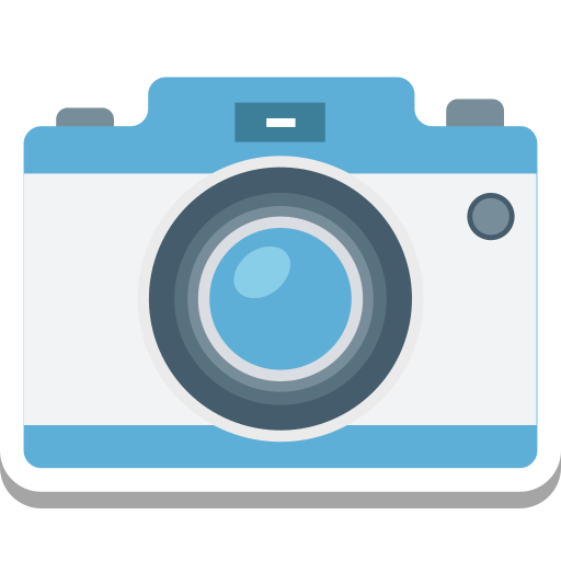 digitale camera Generic color fill icoon