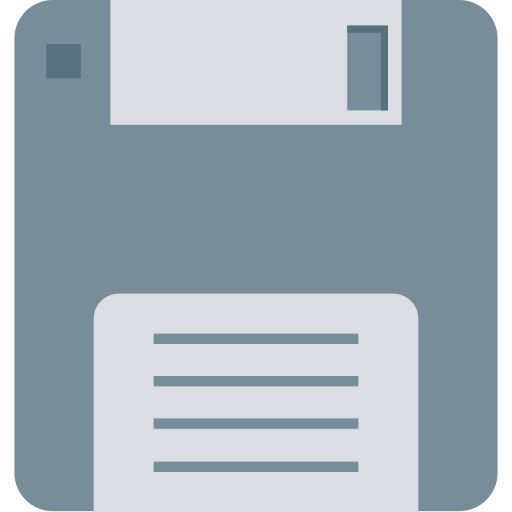 Floppy drive Generic color fill icon