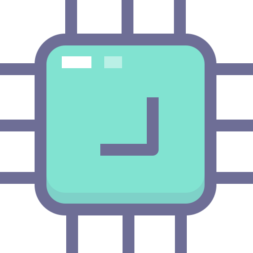 Microprocessor Generic color lineal-color icon