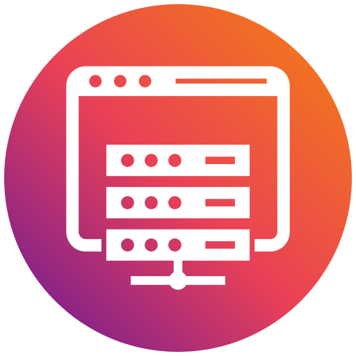 hosting Generic gradient fill icon