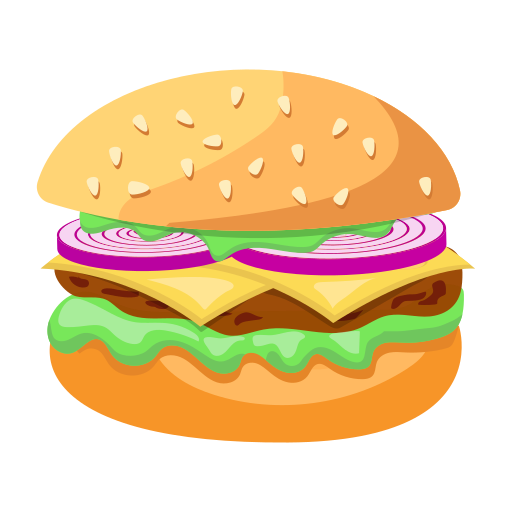 bar de hamburguesas Generic color fill icono