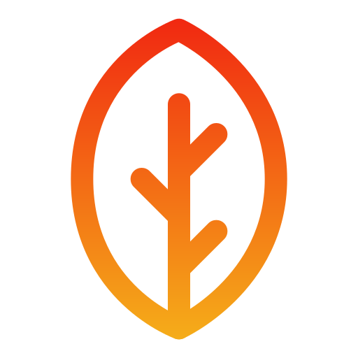 Leaf Generic gradient outline icon