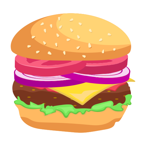 burger z serem Generic color fill ikona