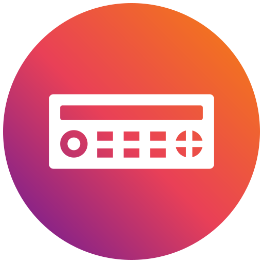 Cd player Generic gradient fill icon