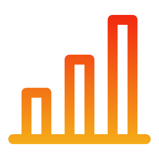 histogram Generic gradient outline ikona