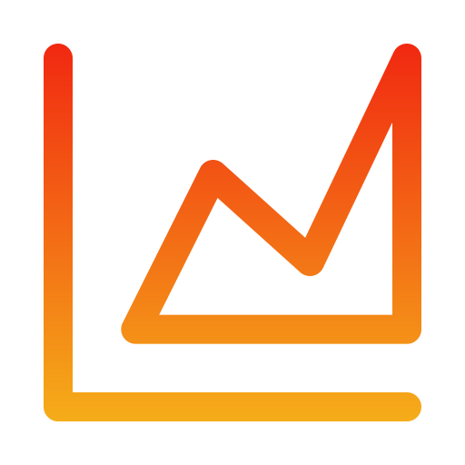 liniendiagramm Generic gradient outline icon