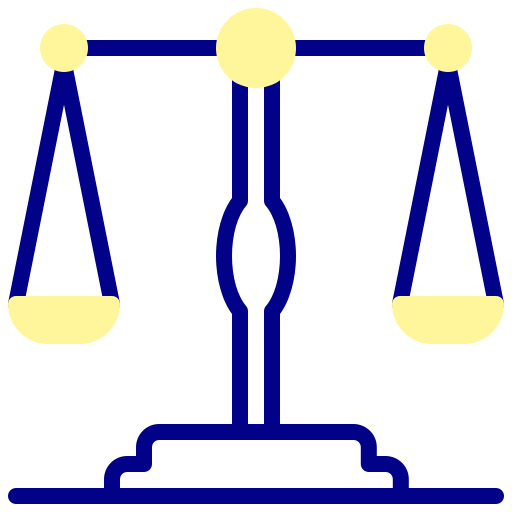 Justice scale Generic color lineal-color icon