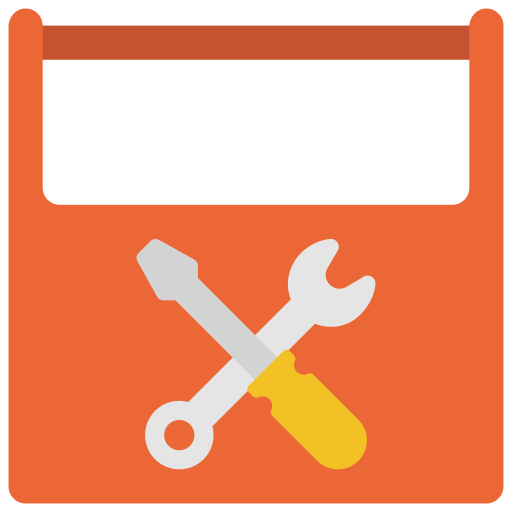 caja de herramientas Juicy Fish Flat icono