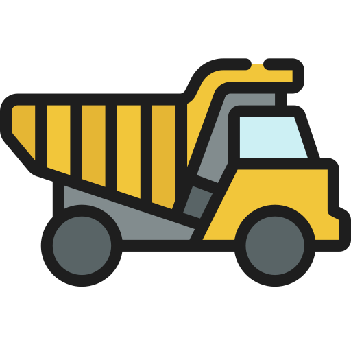 Dump truck Juicy Fish Soft-fill icon