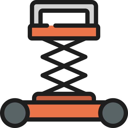 Scissor lift Juicy Fish Soft-fill icon