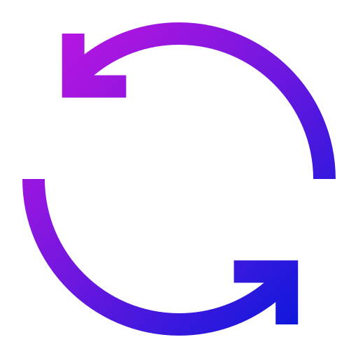 ricaricare Generic gradient outline icona