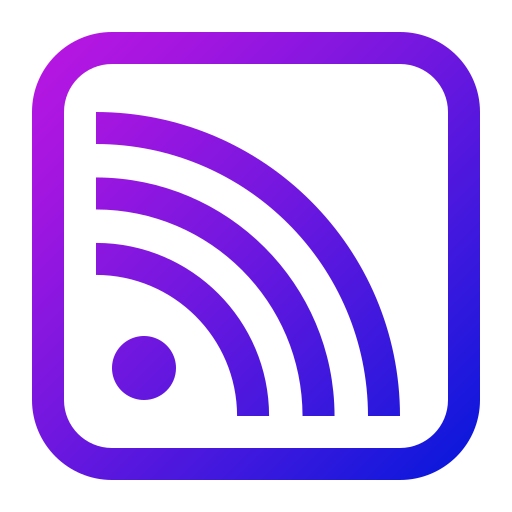 Rss Generic gradient outline icon