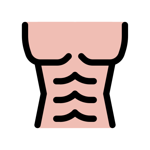 abdominales corporales Generic color lineal-color icono