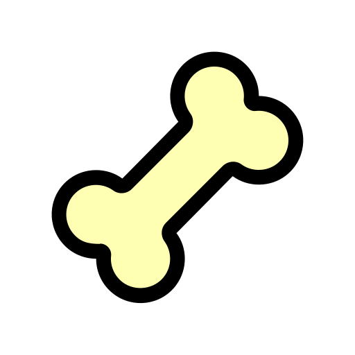개뼈 Generic color lineal-color icon